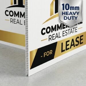 10MM Coroplast (flute direction along height)